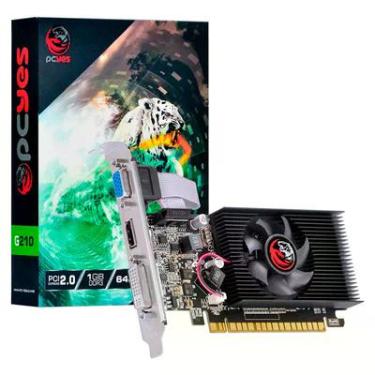 Imagem de Placa De Vídeo Pcyes Nvidia Geforce G 210, 1GB, DDR3, 64Bits - Pvg2101gbr364lp