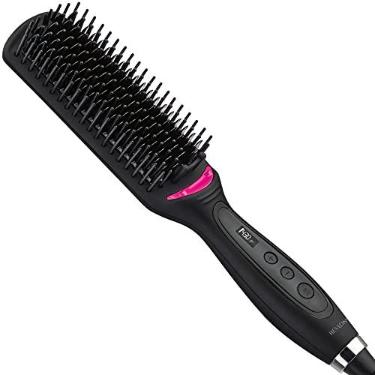 Imagem de REVLON Escova de estilo aquecida para alisamento de cabelo, 4-1/2"