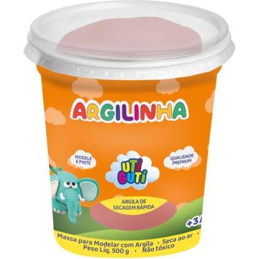Imagem de Massa para Modelar Utiguti Argilinha 500G CX.C/06