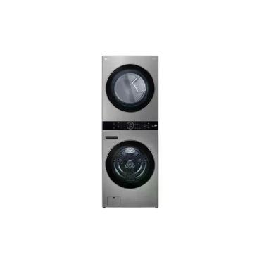 Imagem de Lavadora e Secadora LG WashTower 17KG Preto Inox 220V WK17VS6A, Prata,