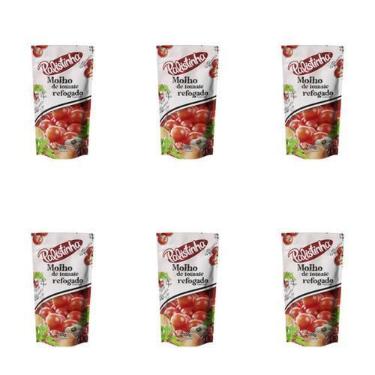 Imagem de KIT 6 Molho De Tomate Refogado 300g Palistinha