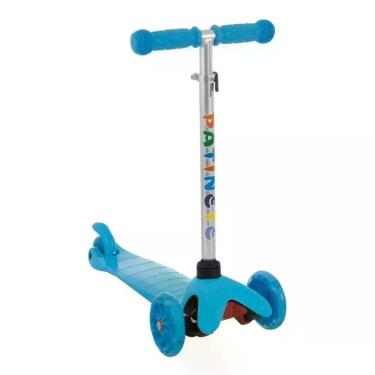 Imagem de Patinete Infantil 3 Rodas Com Luzes Azul CKS