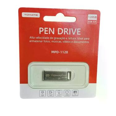 Imagem de Pendrive 128 GB Tomate Ultra Rápido Compacto TOMATE MPD-1128