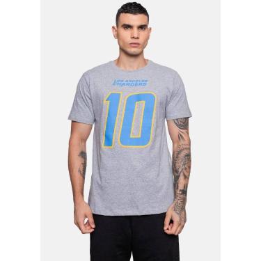 Imagem de Camiseta Masculina NFL Player Justin Herbert Cinza, G