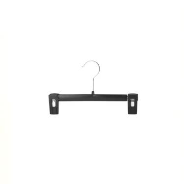 Imagem de Cabide Calça Bebê c/Clips de Metal Fixo 20 cm. - 2032 - IOPLAST, Preto