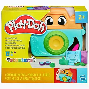 Imagem de Massinha de Modelar Kit de Fotos Divertidas Play Doh para Criar Rostinhos e Penteados com Câmera de Brinquedo Hasbro