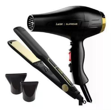 Imagem de KIT LIZZE SUPREME PRANCHA 485ºF + SECADOR 2600W, 220V