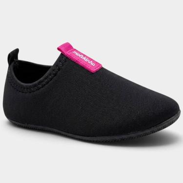 Imagem de Tênis Infantil Molekinha Lycra Viena Menina - Preto - 25, 25