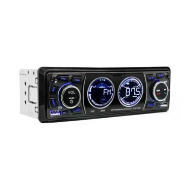 Imagem de Rádio De Carro Universal 1din Bluetooth, Reprodutor De Áudio Estéreo M