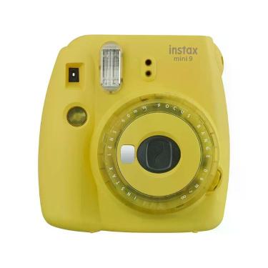 Imagem de  Kit Câmera Instantânea Instax Mini 9 Amarelo Banana Flash Automático 