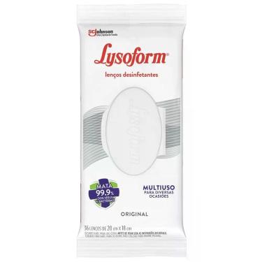 Imagem de Lenços Desinfetantes Lysoform Original 36 unidades