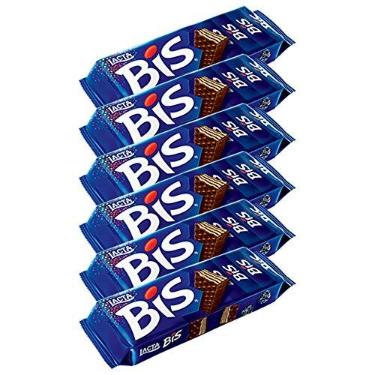 Imagem de Kit 6 Chocolates Bis Ao Leite - Lacta