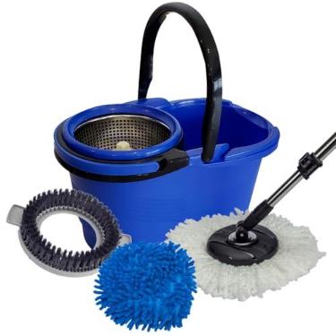 Imagem de Mop Giratório Perfect Pro 16L com Centrífuga Inox e 3 Refis