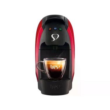 Imagem de Cafeteira Expresso TRES Luna Vermelha, Vermelho, 220V