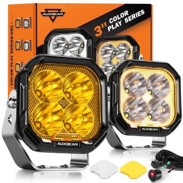 Imagem de LED Pods Auxbeam Color Play Series Haz Spot 3 100W