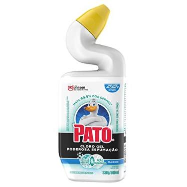 Imagem de Pato Limpador Sanitário Cloro Gel Ativo Marine 500Ml