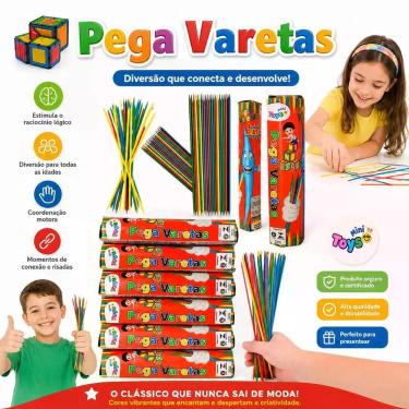 Imagem de Kit 50 Pega Vareta 21 Palitos Para Festa Lembrancinha Aniversario - WL