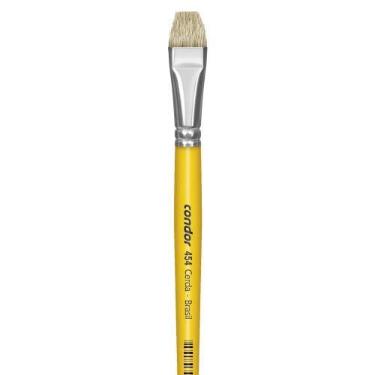 Imagem de PINCEL TECIDO MADEIRA TINTA A ÓLEO 454 ARTISTA Nº 10 CONDOR