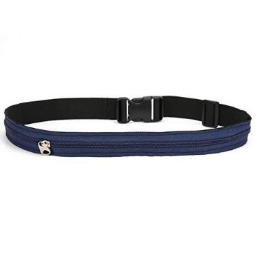 Imagem de Cinto para dinheiro, seguro, flexível, simples, estiloso, com zíper, portátil, para montanhismo, atividades ao ar livre (3 cm)