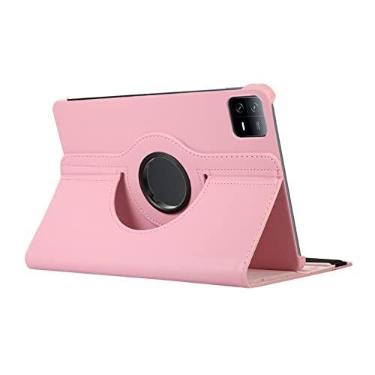 Imagem de Capa para tablet Compatível com Xiaomi Pad 6/Pad 6 Pro 11,0 polegadas Lançado em 2023 Estojo para tablet Suporte multiângulo Couro PU Capa traseira Protetor Capa à prova de choque Estojo protetor fino