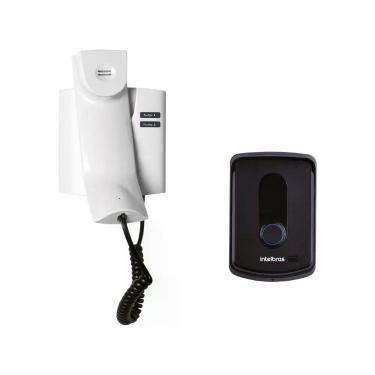 Imagem de Porteiro Elétrico Residencial Intelbras IPR 8010 - Preto e Branco