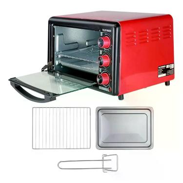 Imagem de Forno De Bancada Elétrico 1200w 20l Com Temporizador 127v Nf - Telefun