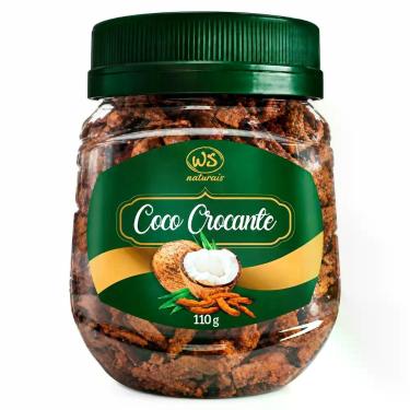 Imagem de Chips de Coco Crocante WS Naturais 110g  Snack de Coco