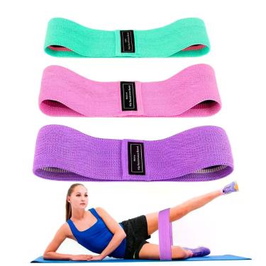 Imagem de Kit 3 Faixa Elastica Hip Mini Band Treino Exercicio Academia - RELET