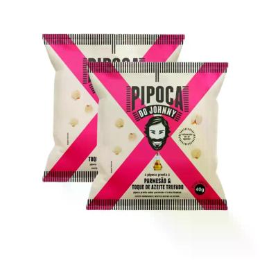 Imagem de Kit 2 Pipoca Pronta do Johnny Sabor Parmesão e Azeite Trufado 40g