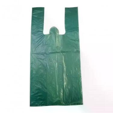 Imagem de Sacola Plástica Reciclada 30x40 Pacote com Aproximadamente 870 Unidades Reforçadas Preto Higipack