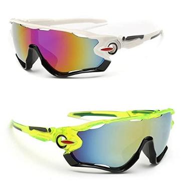Imagem de Óculos Bike Ciclismo Esportivo Corrida Uv400 Kit 2 Unidades