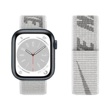 Imagem de Pulseira De Nylon Para Apple Watch Band 44mm 42 40mm 45mm 38 41mm Brac