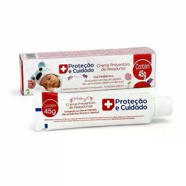Imagem de Creme Preventivo de Assaduras Proteção e Cuidado Vermelho 45g