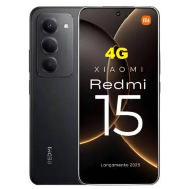 Imagem de Smartphone 15 128GB 6GB RAM Dual SIM Tela 6.79" 50MP - Preto - Versão 