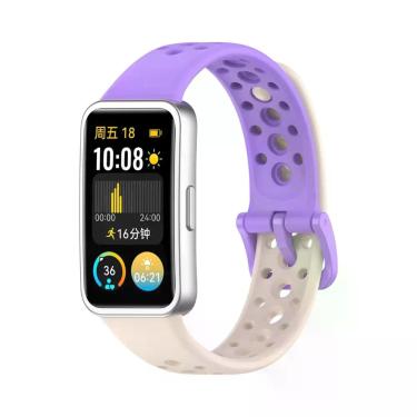 Imagem de Pulseira De Silicone Respirável Para Huawei Band 10 9 8 Acessórios De 