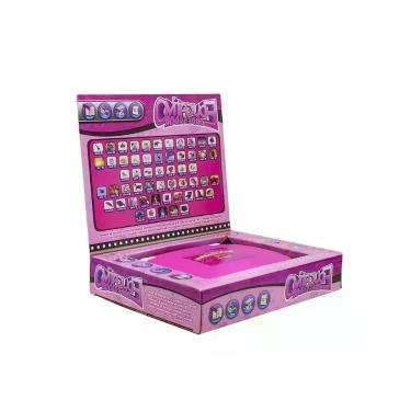 Imagem de Notebook Educativo Infantil Bilíngue Laptop Rosa com Mouse 30 Atividad