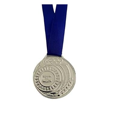 Imagem de Kit 15 Medalhas Honra ao Mérito Ouro Prata Bronze 4,3cm Aço Cor:Prata