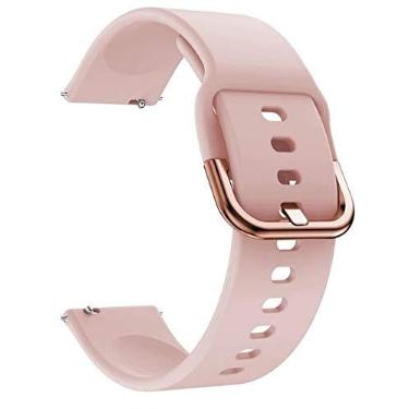 Imagem de Pulseira para Amazfit GTR 3/3 PRO / 2 / 2e / GTR 1 47mm / Pace/Stratos 1 2 3 / GST / LS05 / RS3 LS04 Silicone Modelo Sport (Rosa)