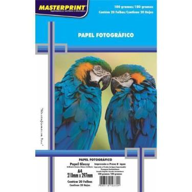 Imagem de Papel Fotografico Inkjet A4 Glossy 180g Masterprint Pct.com 20