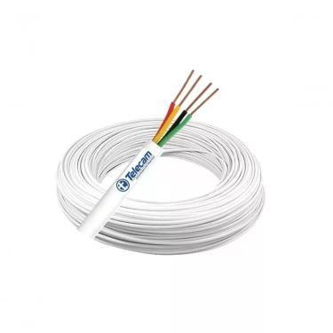 Imagem de Cabo para Alarme Telecam 40 X 06 Vias CCA Liga Cobre 100M Alta Condutividade Elétrica Cobre Telecam