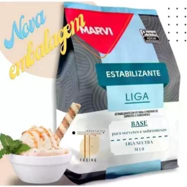 Imagem de Liga Neutra M10 1KG Marvi  Estabilizante Profissional para Sorvetes, P