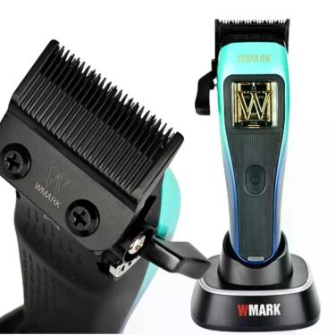 Imagem de Maquina De Corte Cabelo Wmark Ng X1 Azul Profissional