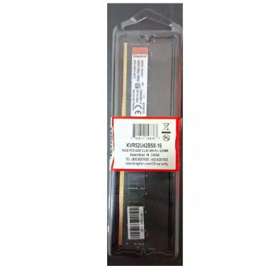 Imagem de Memoria 16gb P/pc Ddr5 Kingston 5200mhz Kvr52u42bs8-16