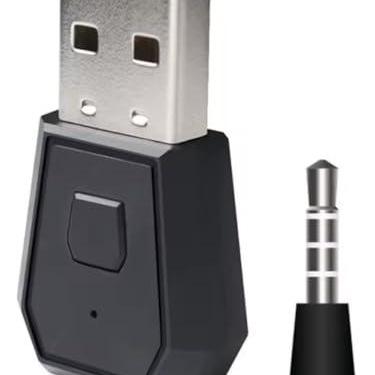 Imagem de Adaptador Bluetooth USB para PS4 e PS5 | Dongle Receptor de Áudio Sem Fio para Headset e Fone Bluetooth | Compatível com Microfone | Conexão Estável para Console Gamer