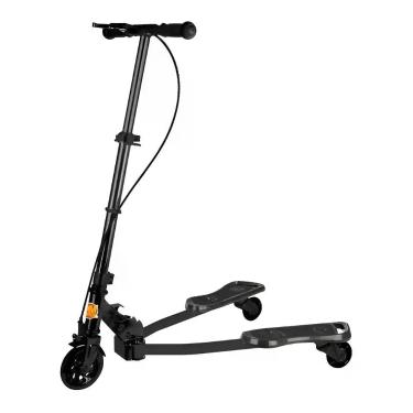 Imagem de Patinete Infantil 3 Rodas DM Toys Trinet Frog Ajustável Preto 60kg cor