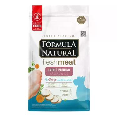 Imagem de Ração Fórmula Natural Fresh Meat Cães Adulto Mini e Pequeno Sabor Fran