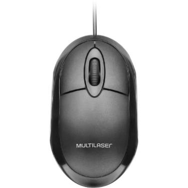 Imagem de Mouse Optico USB 1200DPI Classic Preto C/SCROLL - Multilaser