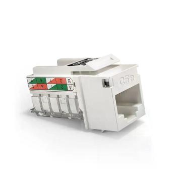 Imagem de Conector Femea Keystone Rj45 Cat.5E T568A-B Branco 35050423