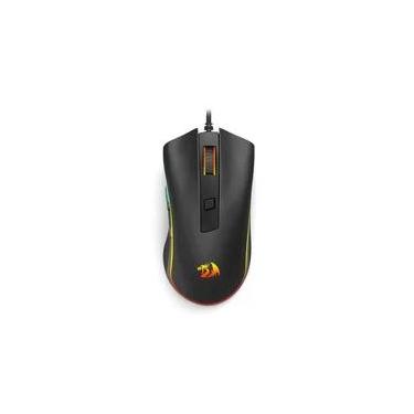 Imagem de Mouse Gamer Redragon Cobra Cypher Lite, RGB, 12800 DPI, 6 Botões, USB, Preto - M611-RGB