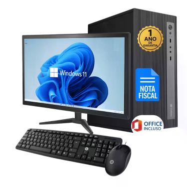 Imagem de Computador Completo Core i5 SSD 120GB 8GB RAM Monitor Teclado Mouse Wi